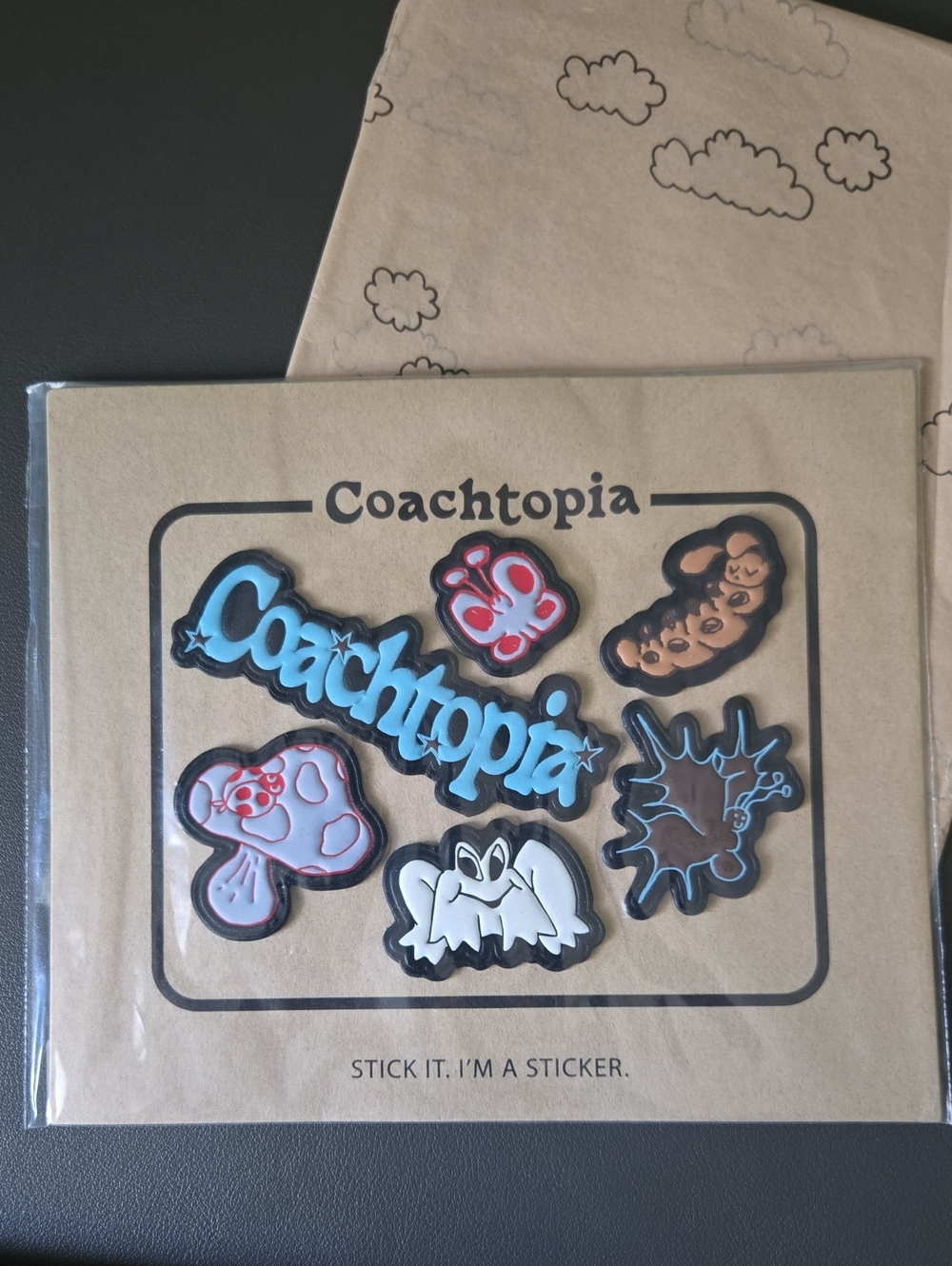 🚫 Sold 🚫 COACH Sticker Set, Coachtopia Creatures, Upcrafted Leather 7.4